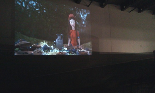 Ati nella sala cinema di Digital Heritage 2015