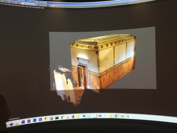 Virtual Studiolo work in progress