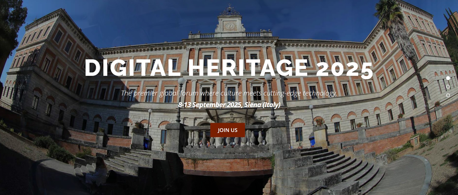 Home page Digital Heritage conference 2025